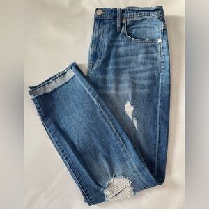 Madewell Women’s High-Rise Slim Boyjean Jeans, Size 29, Blue